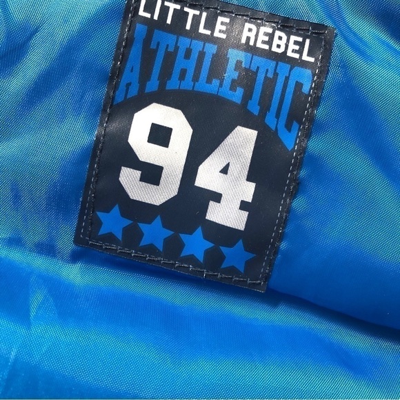 ⭐️ 5 for $25 Little Rebel Athletic Blue Black Dinosaur Puffer Vest 9-12 - Picture 5 of 10
